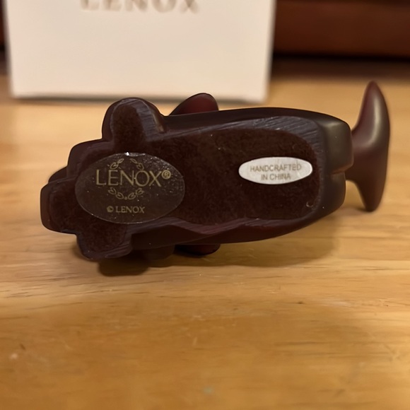 COLLECTIBLE LENOX CHINA DOLPHIN ON WOODEN BASE•NEW IN BOX - Picture 5 of 7